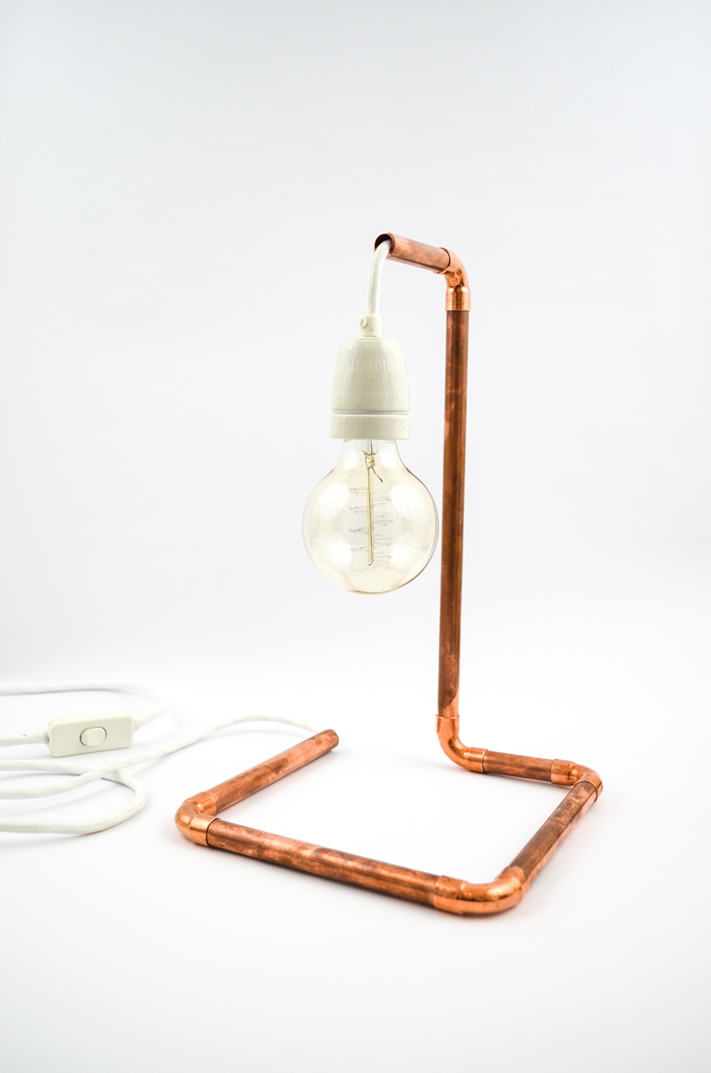 Die schönsten diy projekte mit kupfer Kleiderstange diy holz