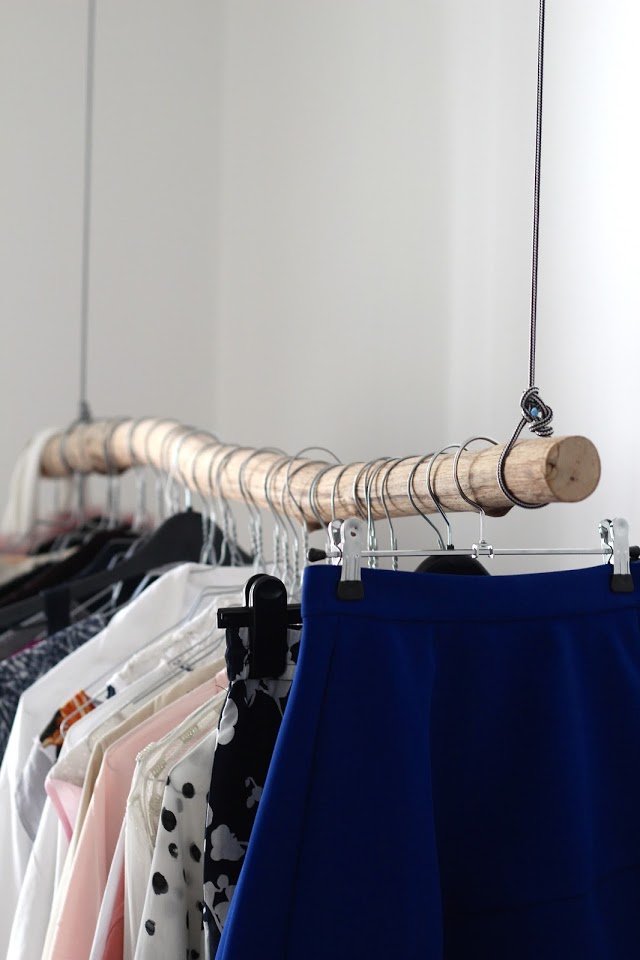 Clothing rack DIY