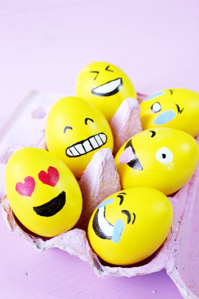 Diy Emoji Ostereier Selber Machen – 3 Kreative Oster Deko Ideen