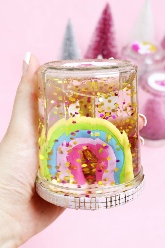 Katzen Schneekugel Rosa Glitzer Weihnachtsdeko Katzen Schneekugel Rosa - 100mm Glitzer Glas Kugel Mit 3 Katzen Für Deko & Geschenk Winterdekoration Katzenmotiv